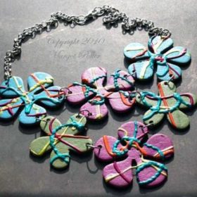 Mod Girl Chipboard Necklace {Easy Craft}