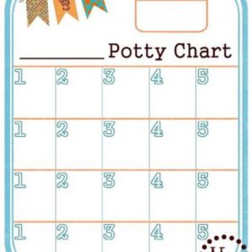 Potty Training Chart {Free Printable}