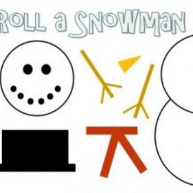 Roll A Snowman {Games for Kids}