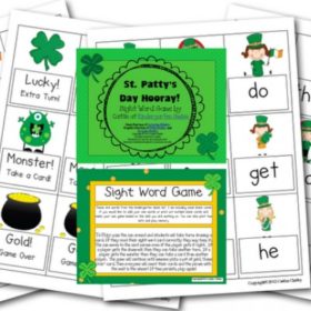 St. Patty's Sight Word Game {Kindergarten}