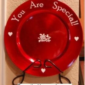 You Are Special Red Plate {Tradition}