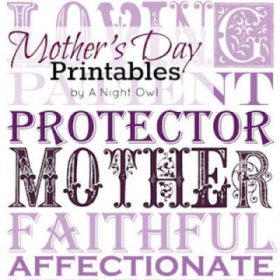 A Mothers Qualities Print {Printable}