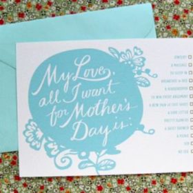 Printable Card For Dad {Free Mother's Day Cards}