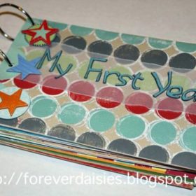 Baby's First Year Book {Scrap Book}