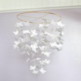 Butterfly Chandelier Mobile {Decorating With Paper}