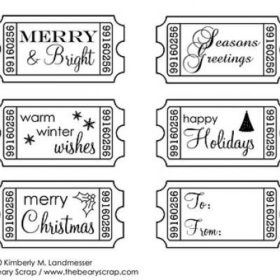 Free Christmas Digital Stamps {Digital Designs}