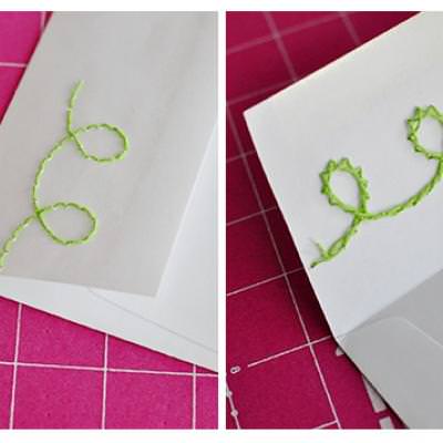 Hand Stitched Envelopes {Envelope}