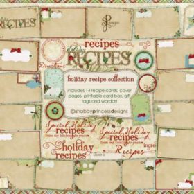 Holiday Recipe Collection {Digital Designs}