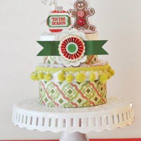 Merry Makings Paper Cake {Centerpiece Ideas}