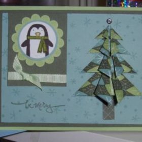 Origami Tree Card Tutorial {Origami}