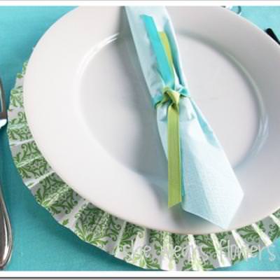 Ruffled Paper Chargers {Table Decorations}