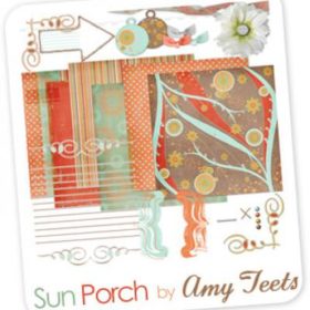 Sun Porch {Free Scrapbook Paper}