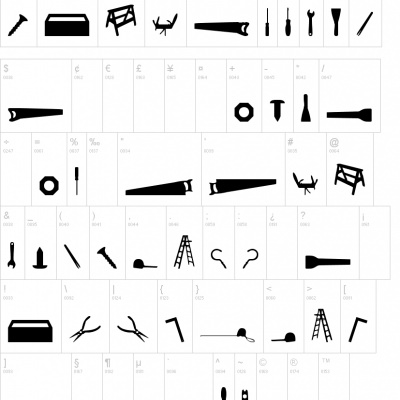 Tool Font {Free Scrapbooking Font}