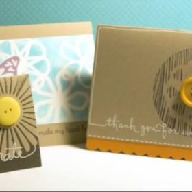 Using Die Cuts with Masking and Stamping {Stamping Techniques}