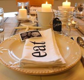 Beachy Tablescape