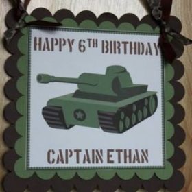 Camo/ Green Army Men Laser Tag Party