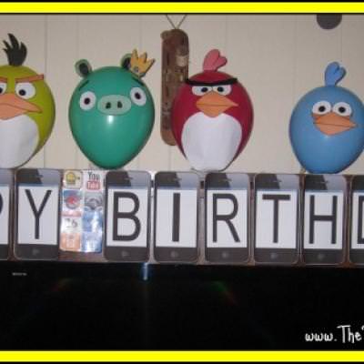DIY Angry Birds Party Balloons {Party Decor} – Tip Junkie
