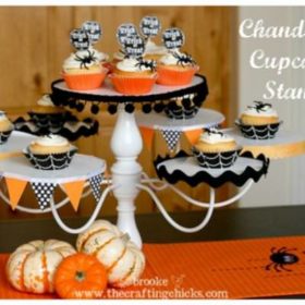 DIY Chandelier Cupcake Stand {Party Things}