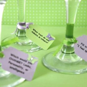 Drink Tag Conversation Starters {Adult Birthday Parties}