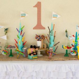 First Birthday Party with Toy Buffet