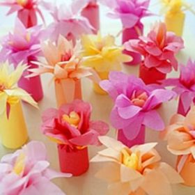 Flower Wrapped Favors {Party Favors}