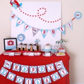 Let's Fly Away Plane Party {Boy Party Ideas}