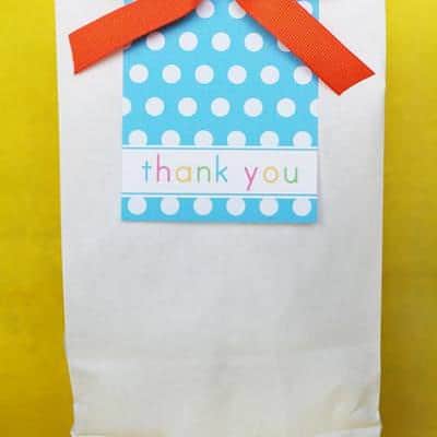 Party Bags {Printable Thank You Gift} – Tip Junkie