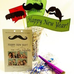 Printable New Year's Eve Photo Props {Celebrate New Year}