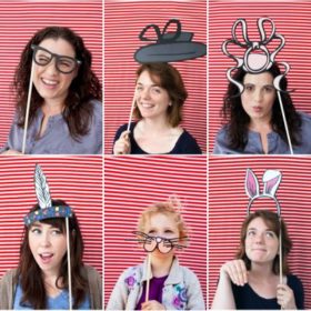 Printable Photo Booth Props {Party Games}