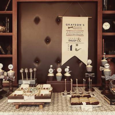 "Rat Pack" Little Gentleman Party {1st Birthday Ideas}