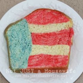 4th of July Patriotic Bread {Food}