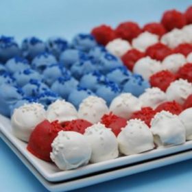 Cake Truffle Flag Dessert  {Flag Cake Recipes}