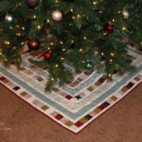 Patchwork Square Christmas Tree Skirt