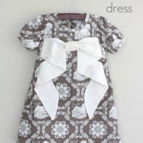 Toddler Dress with Oversized Bow