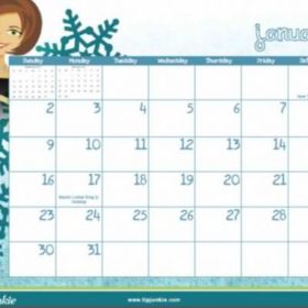 2011 Printable Calendar from Tip Junkie {Printable Calendar}