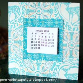 2012 Mini Printable Notepad Calendar {Printable Monthly Calendar}