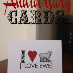 Anniversary or Any Event Note Cards {Free Printable Card}