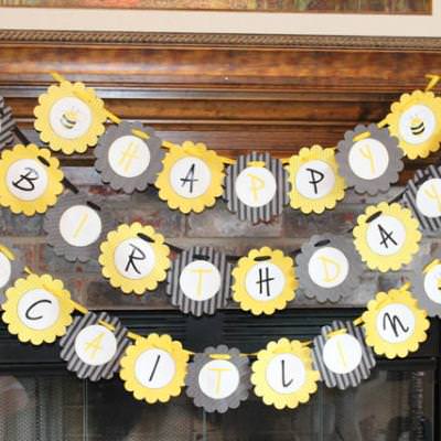 Bumblebee Birthday Printables