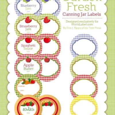 Canning Jar Labels – Tip Junkie