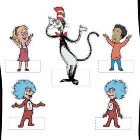 Cat in the Hat Finger Puppets {Cat in the Hat Printables}