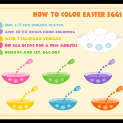 Coloring Eggs Print