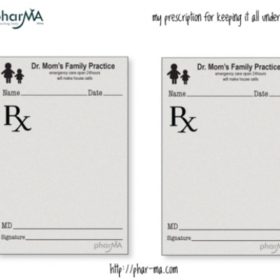 Dr. Mom's Prescription Pad