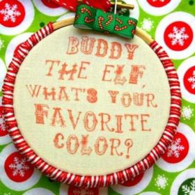 Elf Printable Quote Ornaments {Christmas Printable}