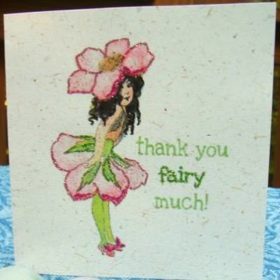 Fairy Thank You Card {printable}