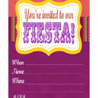 Free Cinco de Mayo Party Printables {Printable Party Invites} – Tip Junkie
