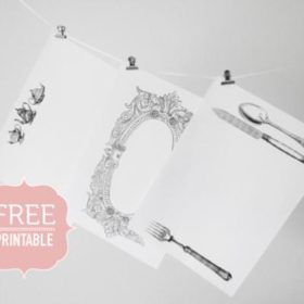 Free Printable Vintage Placemats