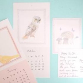 Free Woodland Calendar with Postcards