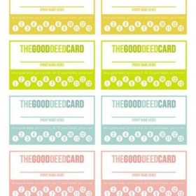 Good Deed Cards
