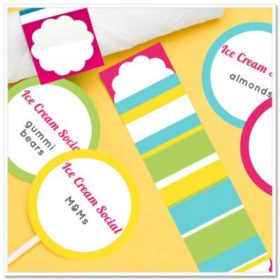 Ice Cream Social Printables