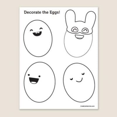 Kawaii Easter Kit {Printable Coloring Pages} – Tip Junkie